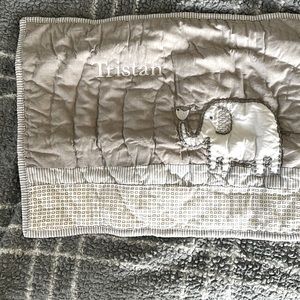 NWT Pottery barn kids elephant pillow sham